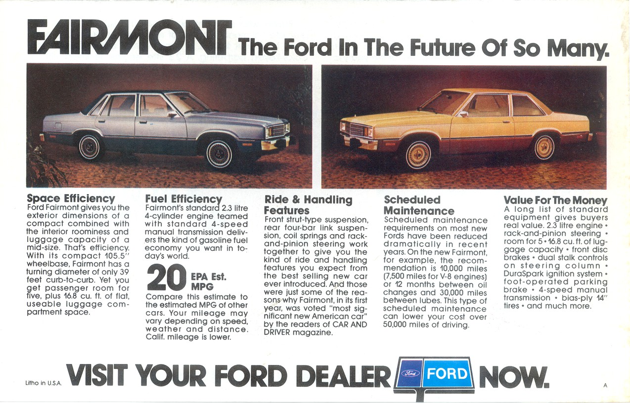 1979 Ford Fairmnot Discounts Folder Page 3